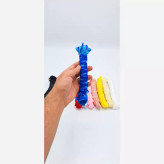 نوار مخمل 1 سانتی بسته 9 متری (رنگبندی)