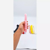 نوار مخمل 1 سانتی بسته 9 متری (رنگبندی)