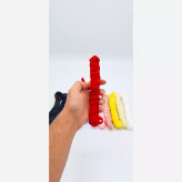 نوار مخمل 1 سانتی بسته 9 متری (رنگبندی)