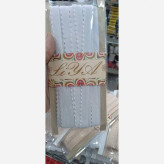 کش لباس زیر زنانه لبه دار سفید (رکاب) 10 یاردی (9.2متر)