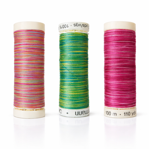 نخ گوترمن 100 متری هفت رنگ تک عددی سه رنگ متفاوت