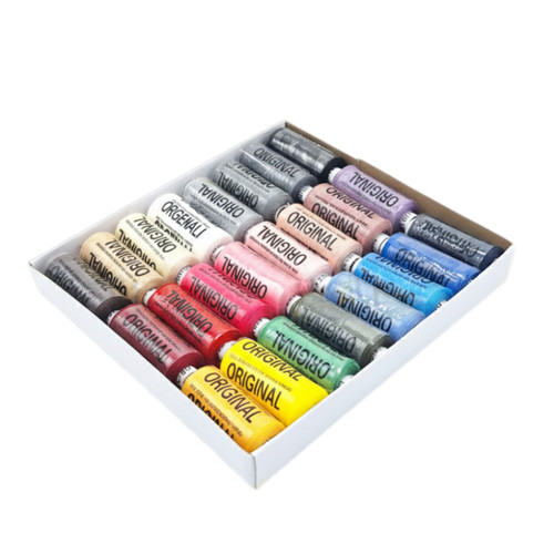 قرقره نخ خیاطی (سیگارت) 24 رنگ اورجینال