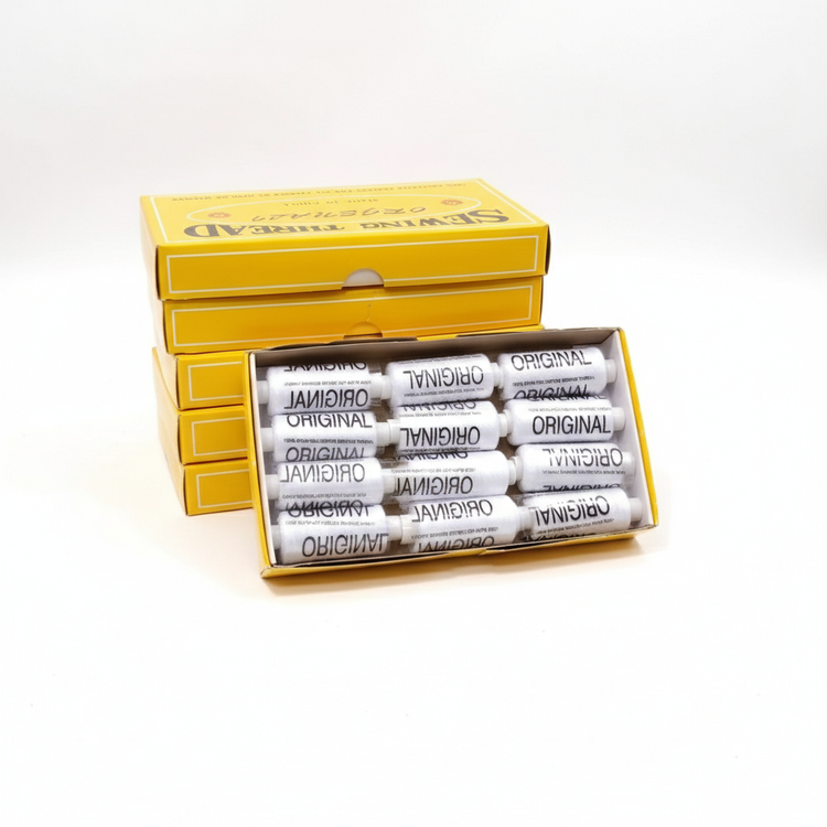 قرقره نخ خیاطی(سیگارت)12 عددی سفید اورجینال