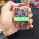 سوزن ته مرواریدی سایز بزرگ زاک بسته 50 عددی مناسب مانکن (خرازی و خیاطی )
