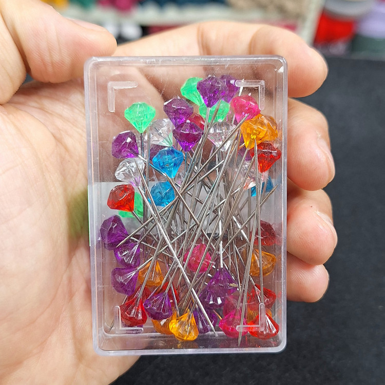 سوزن ته مرواریدی سایز بزرگ زاک بسته 50 عددی مناسب مانکن (خرازی و خیاطی )