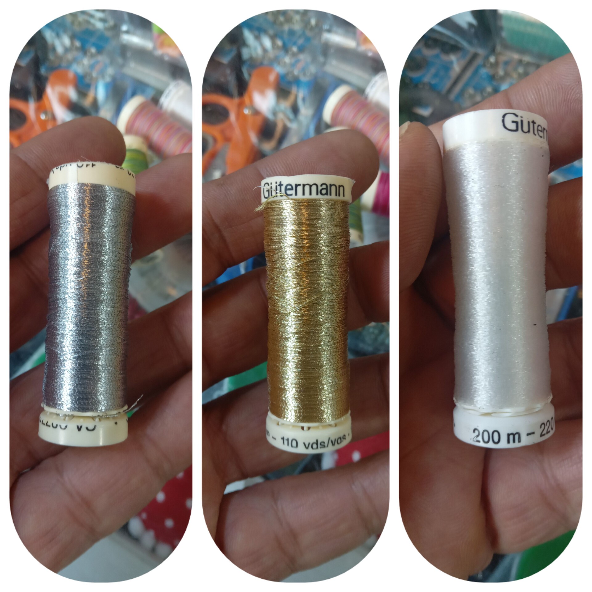 نخ گوترمن  100 متری مناسب جواهردوزی (خیاطی و خرازی)