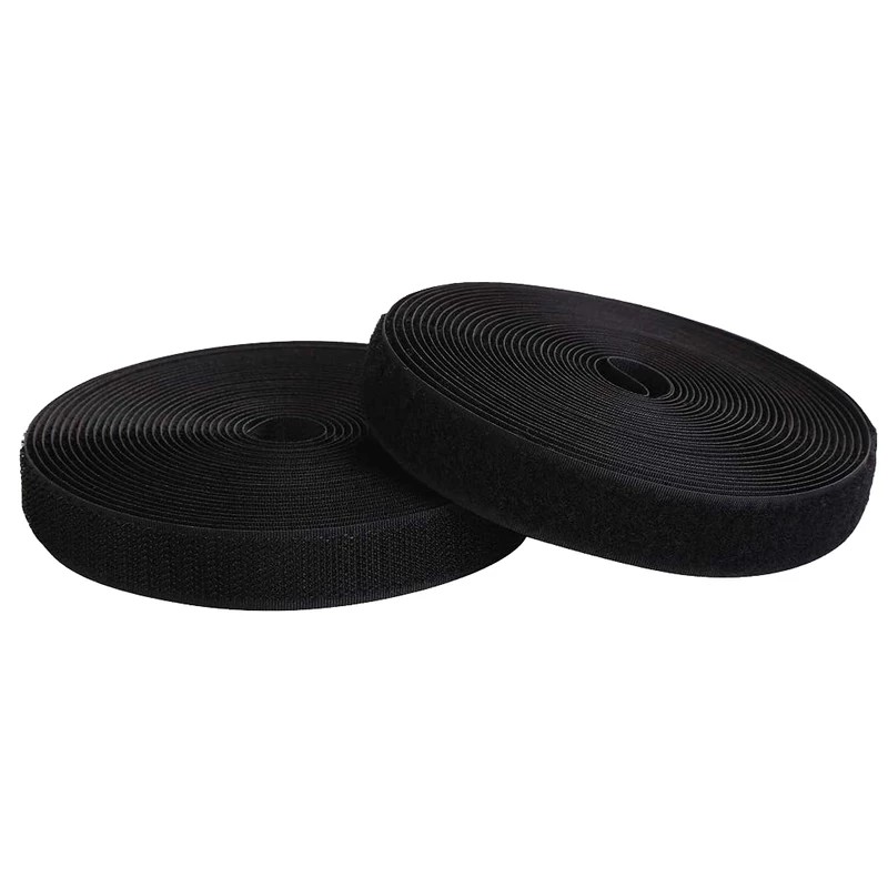 چسب نر و ماده 2.5 سانت بسته 5 یاردی( 4.5 متری)(سفید و مشکی)