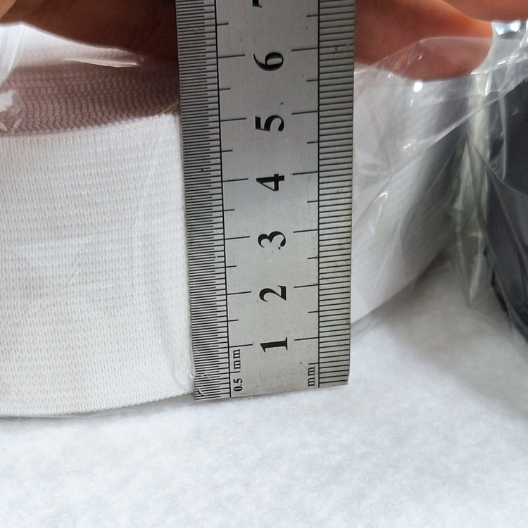 کش پنج سانتی سفید(5cm)کیفیت بالا بسته 18 یاردی(حدود 16.5متر)