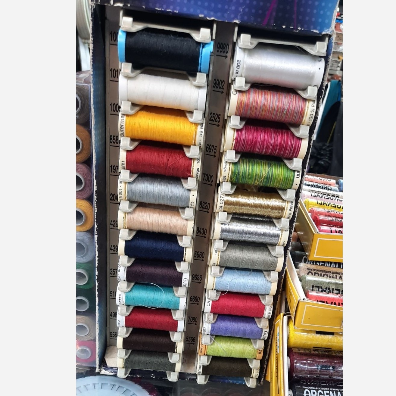نخ قرقره خیاطی گوترمن بصورت تکی (خرازی و خیاطی )